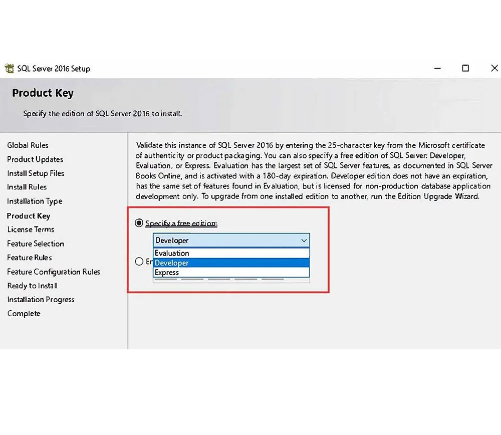 Microsoft SQL Server 2016 Standard Edition Product Key - Image 2