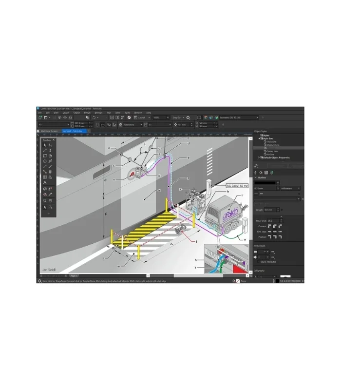 CorelDRAW Technical Suite 2020 Technical illustration and drafting software For Windows - Image 2