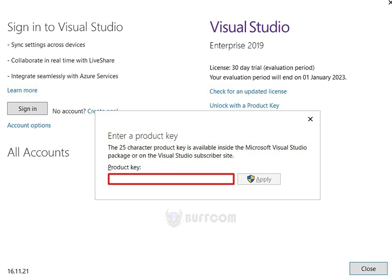 Microsoft Visual Studio Enterprise 2019