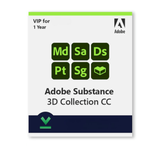 Adobe Creative Cloud for Windows/Mac (1-User) 1 Year Subscription