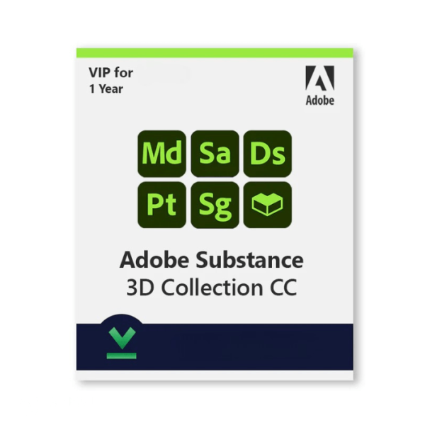 Adobe Creative Cloud for Windows/Mac (1-User) 1 Year Subscription