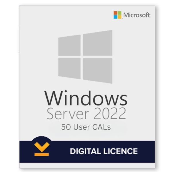 Microsoft Windows Server 2022 50 user CALs Lifetime License Key