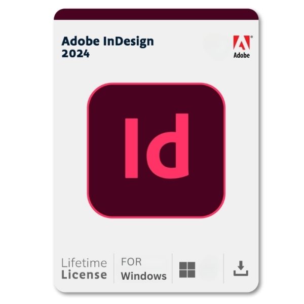 Adobe InDesign 2024 Lifetime Activation for Windows